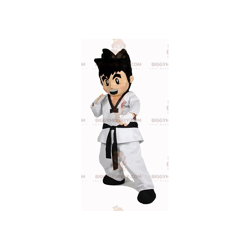 Marchito rechazo Agotamiento Disfraz de mascota Karateka BIGGYMONKEY™. Disfraz Tamaño L (175-180 CM)
