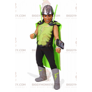 Costume de mascotte BIGGYMONKEY™ de super héros avec un costume