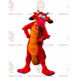 BIGGYMONKEY™ Mushu famoso disfraz de mascota dragón de Cartoon