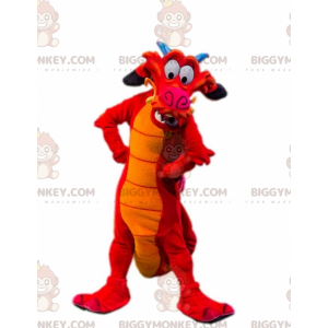 BIGGYMONKEY™ Mushu Famous Dragon Mascot Costume fra Cartoon