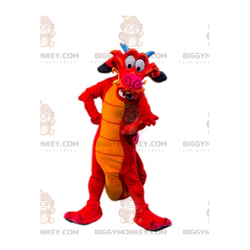 BIGGYMONKEY™ Mushu Famoso costume della mascotte del drago del