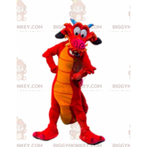 BIGGYMONKEY™ Mushu Famous Dragon Mascot Costume from Cartoon