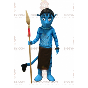 Blue Creature BIGGYMONKEY™ maskotdräkt. BIGGYMONKEY™ Avatarmaskotdräkt - Monster maskot - BIGGYMONKEY_07160 - BiggyMonkey.com