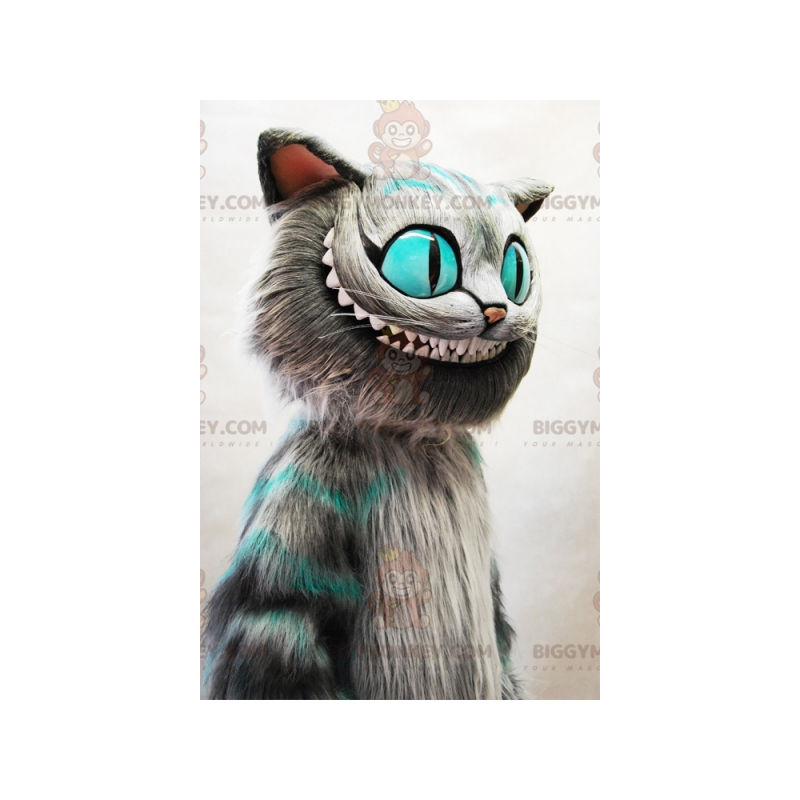 Alice i Eventyrland Cheshire Cat BIGGYMONKEY™ maskotkostume -