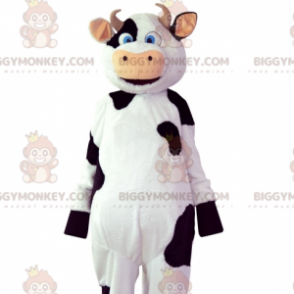 White and Black Cow BIGGYMONKEY™ Mascot Costume. cow costume - Cow Mascots - BIGGYMONKEY_07174 - BiggyMonkey.com