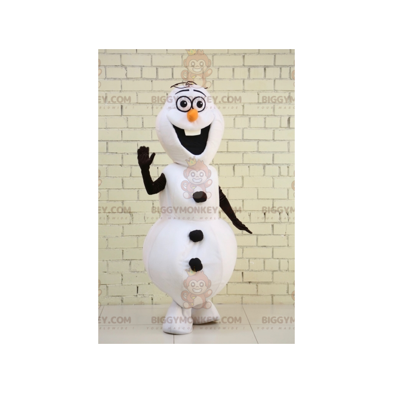 BIGGYMONKEY™ Olaf Snowman Maskotdräkt från Frozen - BiggyMonkey