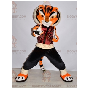 Kostým maskota BIGGYMONKEY™ slavného tygra Master Tygřice v