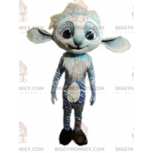 Disfraz de mascota BIGGYMONKEY™ de criatura peluda azul
