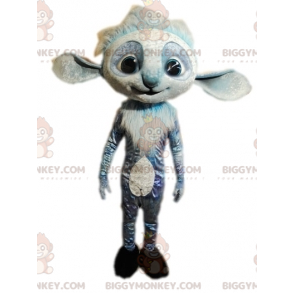 Grappig blauw harig wezen BIGGYMONKEY™ mascottekostuum -