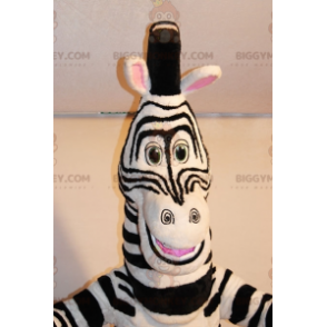 Kostium maskotka słynna animowana zebra BIGGYMONKEY™ Marty'ego z Madagaskaru - Znani ludzie maskotki - BiggyMonkey.com