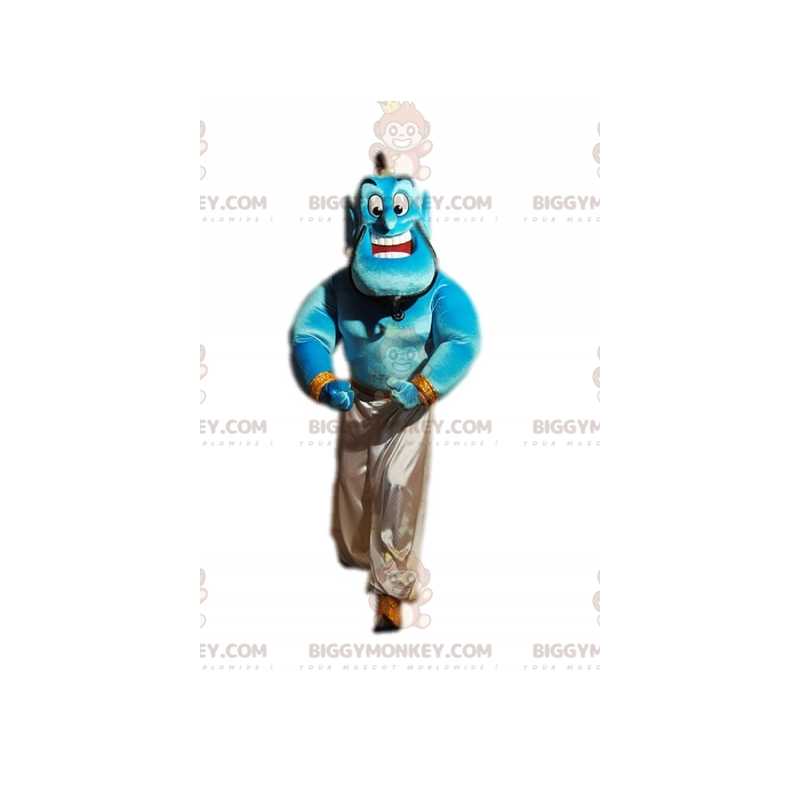 Disfraz de mascota BIGGYMONKEY™ del famoso Genio de Aladino.
