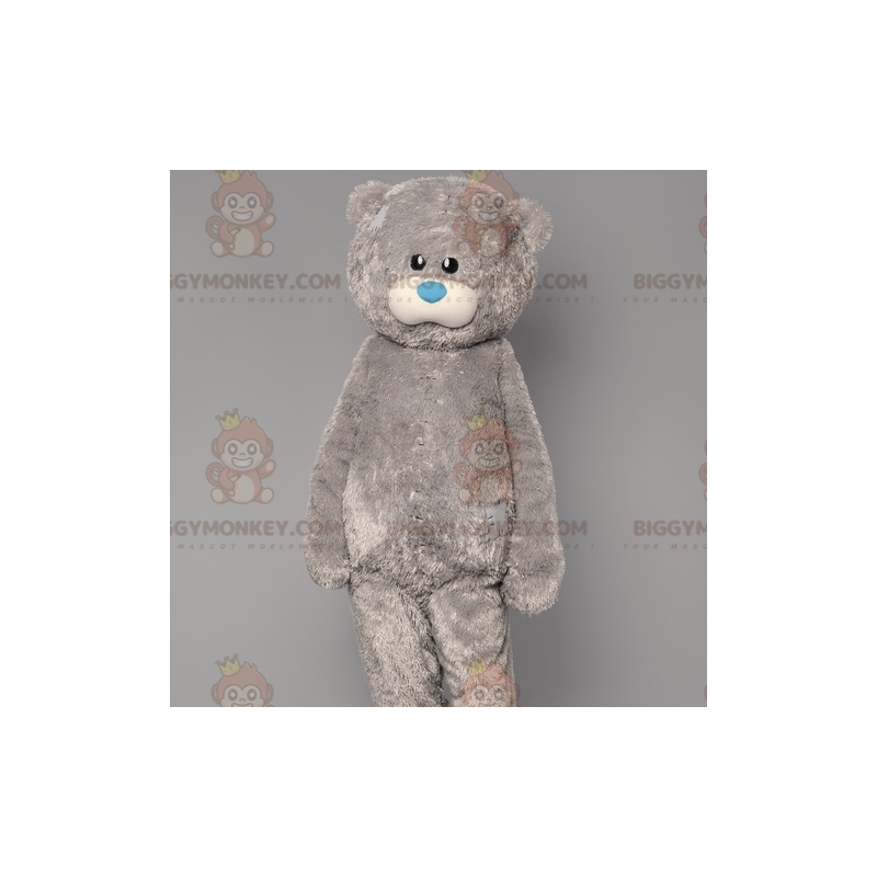 Me to you Famous Grey Teddy BIGGYMONKEY™ maskotkostyme - Maskotter kjente mennesker - BIGGYMONKEY_07180 - BiggyMonkey.com