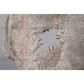 Me to you Beroemde grijze teddy BIGGYMONKEY™ mascottekostuum -