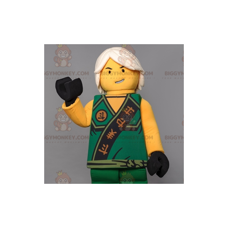 Traje de mascote Playmobil BIGGYMONKEY™ vestido de samurai – Traje de mascote Playmobil BIGGYMONKEY™ vestido de samurai –