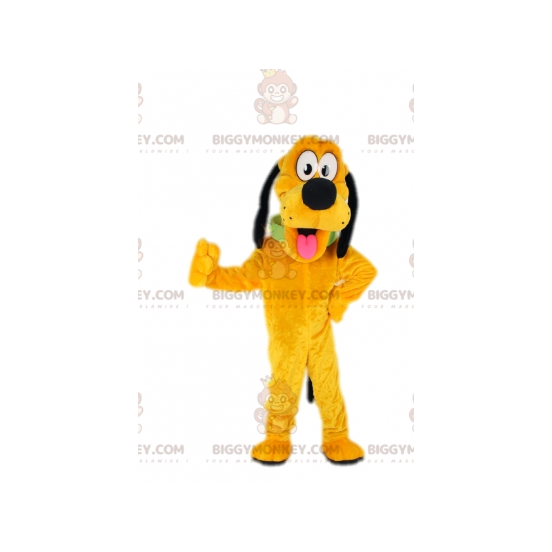 Disneys berömda gula hund Pluto BIGGYMONKEY™ maskotdräkt -