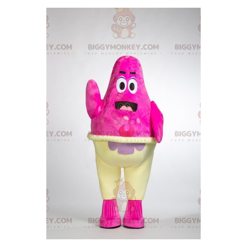 BIGGYMONKEY™ mascot costume of Patrick's famous starfish in