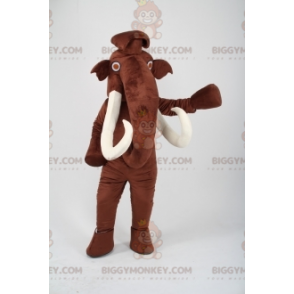 Viele berühmte Ice Age Brown Mammoth BIGGYMONKEY™ Maskottchen-Kostüme - Maskottchen berühmte Leute - BiggyMonkey.com