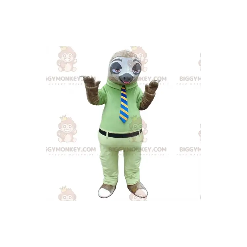 Zootopia Flash the Sloth BIGGYMONKEY™ maskotdräkt - BiggyMonkey