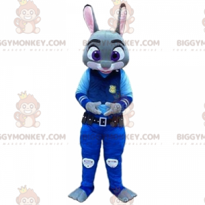 BIGGYMONKEY™ Judy Famous Policeman Rabbit Mascot Costume from
