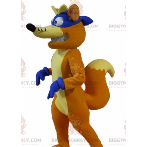 Disfraz de mascota BIGGYMONKEY™ del famoso zorro Swiper en Dora