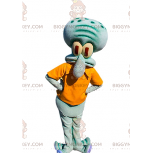Carlo Tentacle Squid Famoso disfraz de mascota de Bob Esponja