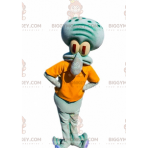 Fantasia de mascote do Bob Esponja Famosa Lula Tentáculo Carlo