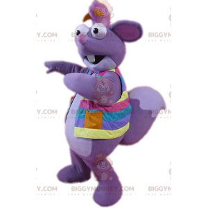 Disfraz de mascota Dora the Explorer Purple Squirrel Tico