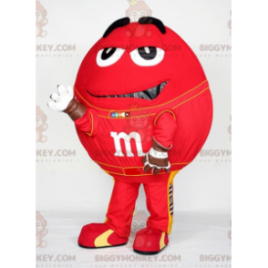 Costume da mascotte gigante rosso di M&M's BIGGYMONKEY™.