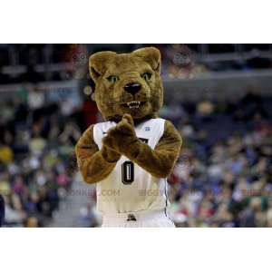 Disfraz de mascota BIGGYMONKEY™ de oso pardo de aspecto feroz -