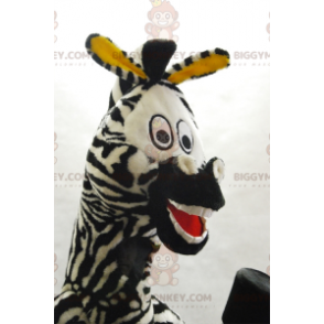 BIGGYMONKEY™ Marty Famous Cartoon Zebra Μασκότ Μαδαγασκάρη -