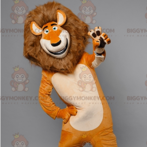 Costume da mascotte BIGGYMONKEY™ di Alex il famoso leone del