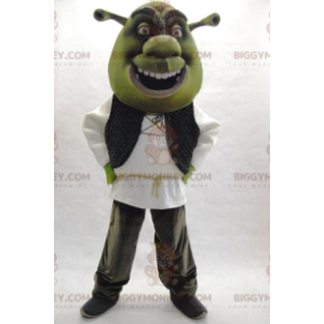 BIGGYMONKEY™ Mascottekostuum Beroemde Shrek Green stripfiguur -