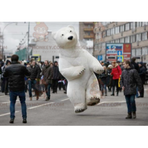White Bear Isbjørn BIGGYMONKEY™ maskotkostume - Biggymonkey.com
