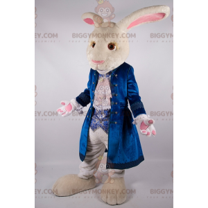 Costume de mascotte BIGGYMONKEY™ du lapin blanc de Alice au