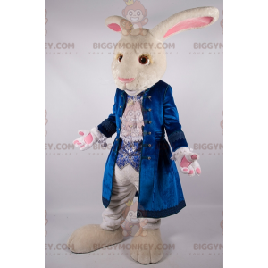 Disfraz de mascota BIGGYMONKEY™ de conejo blanco de Alicia en
