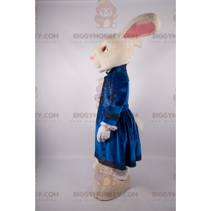 Στολή μασκότ BIGGYMONKEY™ White Rabbit Alice in Wonderland -
