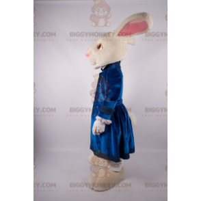 Costume de mascotte BIGGYMONKEY™ du lapin blanc de Alice au