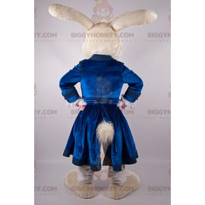 Costume de mascotte BIGGYMONKEY™ du lapin blanc de Alice au