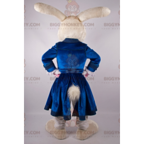 Alice in Wonderland wit konijn BIGGYMONKEY™ mascottekostuum -