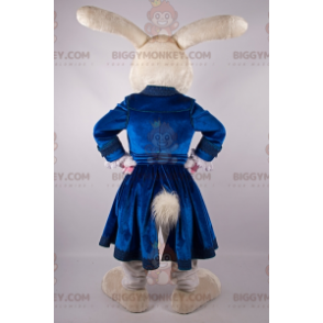 Costume de mascotte BIGGYMONKEY™ du lapin blanc de Alice au