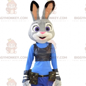 Costume de mascotte BIGGYMONKEY™ de Judy lapin policier de