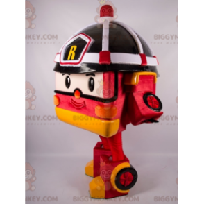 Transformers Toy Fire Truck BIGGYMONKEY™ maskotkostyme - Maskotter av gjenstander - BIGGYMONKEY_07228 - BiggyMonkey.com
