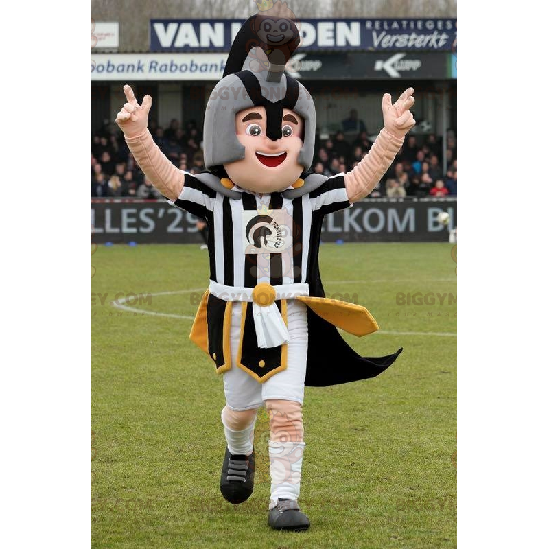 Gladiator Knight BIGGYMONKEY™ Maskotdräkt med hjälm -