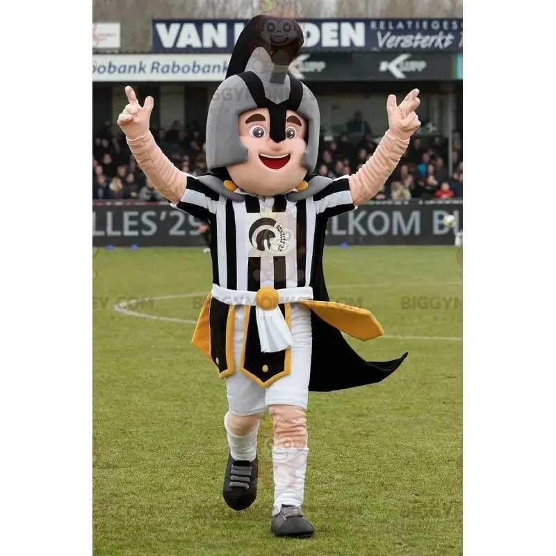 Gladiator Knight BIGGYMONKEY™ Maskottchenkostüm mit Helm -