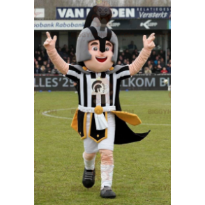 Gladiator Knight BIGGYMONKEY™ maskotkostume med hjelm -