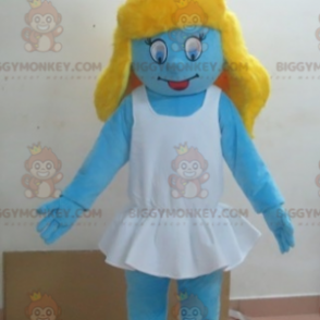 Puffetta personaggio famoso costume mascotte blu BIGGYMONKEY™ -