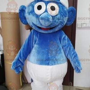 Fantasia de mascote do personagem de desenho animado Smurf