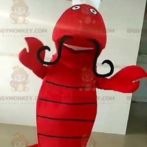 Giant Lobster with Big Whiskers BIGGYMONKEY™ Mascot Costume -