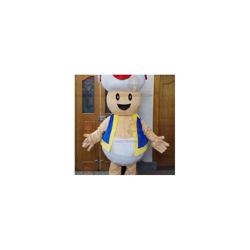 BIGGYMONKEY™ mascot costume of Super Mushroom famous character BIGGYMONKEY™ mascot costume of Super Mushroom famous character