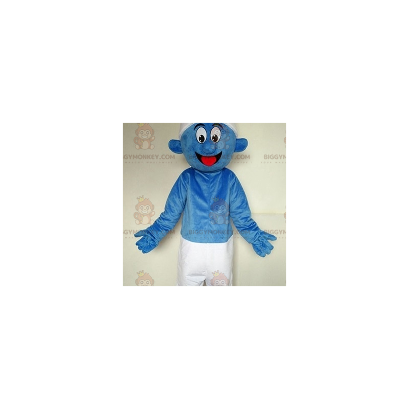 Costume de mascotte BIGGYMONKEY™ de Schtroumpf personnage bleu